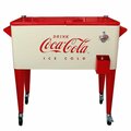 Leigh Country 80 qt. Coca-Cola Vanilla Embossed Ice Cold Cooler CP 98131